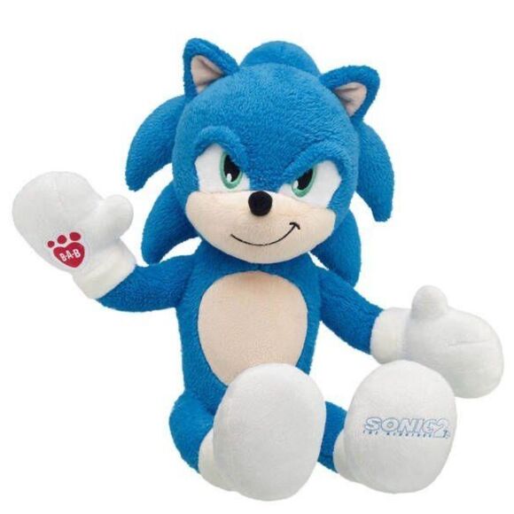 Build-A-Bear Sonic The Hedgehog 2 Plush Stuffed 17" With Talk Box - Picture 1 of 6